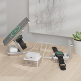 3-in-1 Magnetic Collapsible Wireless Charger - White