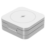 3-in-1 Magnetic Collapsible Wireless Charger - White