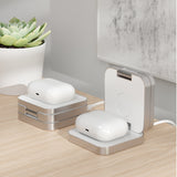 3-in-1 Magnetic Collapsible Wireless Charger - White