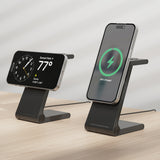 3-in-1 Magnetic Wireless Charger - Black