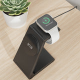 3-in-1 Magnetic Wireless Charger - Black