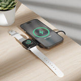 2-in-1 Portable Wireless Charger - Black