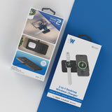 2-in-1 Wireless Charger - Black