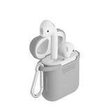 Just Wireless Protective Case for Apple® AirPods® - Max Protection for Series 1 and Series 2 AirPods® - Wireless Charging Compatible - Made of Super-Strong Silicone - Shockproof - Scratch-Resistant