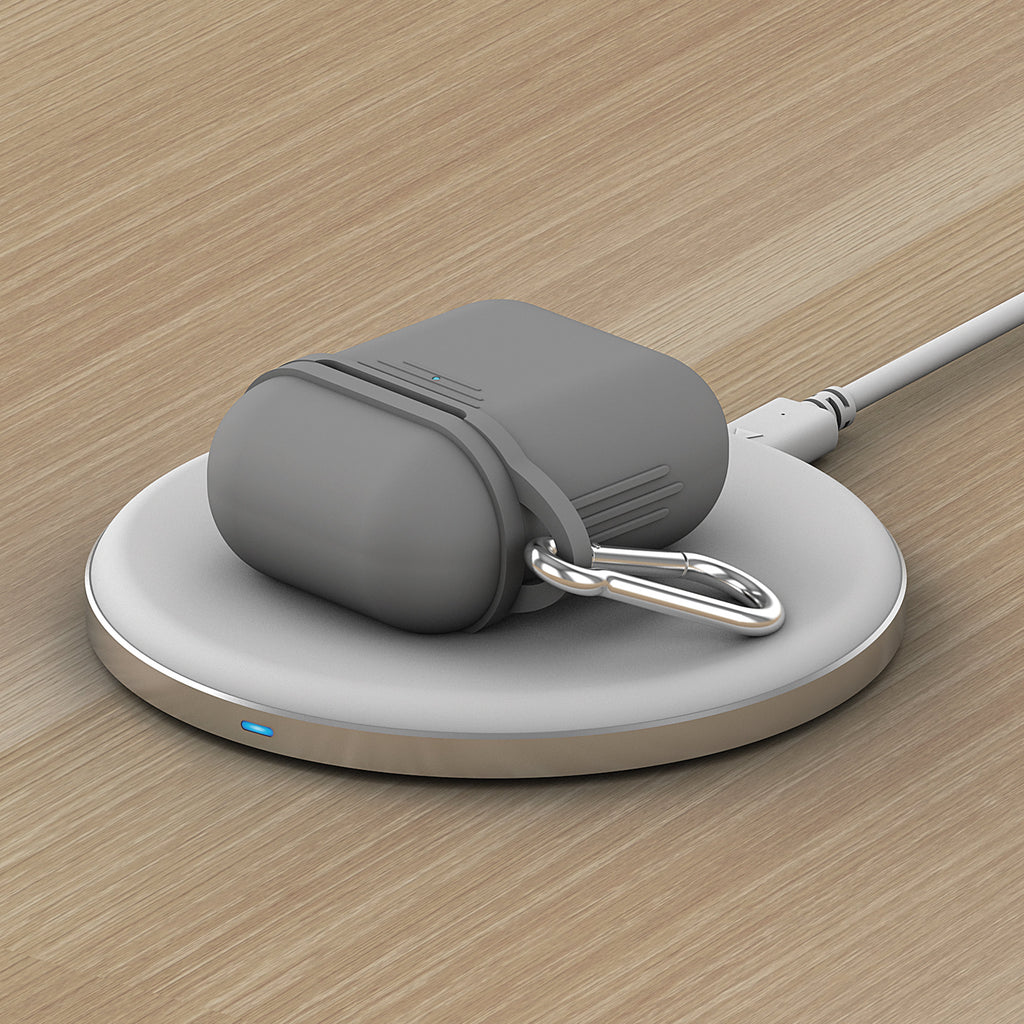 Protective Case for Apple® AirPods® Grey Just Wireless