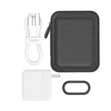 Just Wireless Phone & Laptop Charger with 6ft Lightning® to USB-C Cable - Quick and Powerful Wall Charger - Delivers 45 Watts of Power - Includes 6ft Lightning® to USB-C Cable - Dual Charge with USB-C and USB-A Ports - Supports Power Delivery (PD) - Rotating Prongs for Easy Plug Management - Features GaN Technology - Charges up to 50% in 30 Minutes with PD - Charge Your Laptop - Includes Hardshell Case
