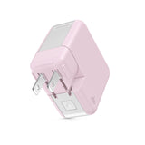 Just Wireless Phone & Laptop Charger with 6ft Lightning® to USB-C Cable - Quick and Powerful Wall Charger - Delivers 45 Watts of Power - Includes 6ft Lightning® to USB-C Cable - Dual Charge with USB-C and USB-A Ports - Supports Power Delivery (PD) - Rotating Prongs for Easy Plug Management - Features GaN Technology - Charges up to 50% in 30 Minutes with PD - Charge Your Laptop - Includes Hardshell Case