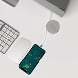 Just Wireless 6ft Lightning® to USB-A Cable and Smart Management - Premium Silicone Construction Case - Acts as a Surface Anchor - Durable Metallic Cable Connectors - Enhanced Strain Relief for Longevity - Compatible with All Lightning® Devices - Efficient and Reliable Charging - Tangle-Free and Flexible Cable - Sleek and Stylish Design