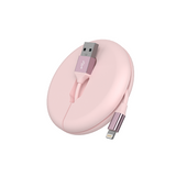Just Wireless 6ft Lightning® to USB-A Cable and Smart Management - Premium Silicone Construction Case - Acts as a Surface Anchor - Durable Metallic Cable Connectors - Enhanced Strain Relief for Longevity - Compatible with All Lightning® Devices - Efficient and Reliable Charging - Tangle-Free and Flexible Cable - Sleek and Stylish Design