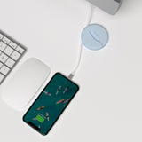 Just Wireless 6ft Lightning® to USB-A Cable and Smart Management - Premium Silicone Construction Case - Acts as a Surface Anchor - Durable Metallic Cable Connectors - Enhanced Strain Relief for Longevity - Compatible with All Lightning® Devices - Efficient and Reliable Charging - Tangle-Free and Flexible Cable - Sleek and Stylish Design