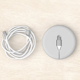 Just Wireless 6ft Lightning® to USB-C Cable with Smart Management - Premium Silicone Smart Management Case - Acts as a Surface Anchor - 6ft Lightning® to USB-C Cable Included - Supports Power Delivery (PD) - Durable Metallic Cable Connectors - Enhanced Strain Relief for Longevity - Efficient and Reliable Charging - Smart Management Technology Integrated - Tangle-Free and Flexible Cable - Sleek and Stylish Design - Compatible with All Lightning® Devices