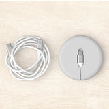 Just Wireless 6ft USB-C to USB-C Cable with Smart Management - Premium Silicone Case for Ease of Use - Acts as a Surface Anchor - 6ft Length for Extended Reach - USB-C to USB-C Cable Included - Metallic Cable Connectors Ensure Durability - Extra Strain Relief on Cable Heads - Smart Management Feature for Tangle-Free Use - Supports Fast Data Transfer and Charging - Compatible with Various USB-C Devices - Reliable and Efficient Connectivity for Seamless Use
