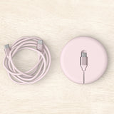 Just Wireless 6ft USB-C to USB-C Cable with Smart Management - Premium Silicone Case for Ease of Use - Acts as a Surface Anchor - 6ft Length for Extended Reach - USB-C to USB-C Cable Included - Metallic Cable Connectors Ensure Durability - Extra Strain Relief on Cable Heads - Smart Management Feature for Tangle-Free Use - Supports Fast Data Transfer and Charging - Compatible with Various USB-C Devices - Reliable and Efficient Connectivity for Seamless Use