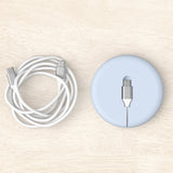 Just Wireless 6ft USB-C to USB-C Cable with Smart Management - Premium Silicone Case for Ease of Use - Acts as a Surface Anchor - 6ft Length for Extended Reach - USB-C to USB-C Cable Included - Metallic Cable Connectors Ensure Durability - Extra Strain Relief on Cable Heads - Smart Management Feature for Tangle-Free Use - Supports Fast Data Transfer and Charging - Compatible with Various USB-C Devices - Reliable and Efficient Connectivity for Seamless Use