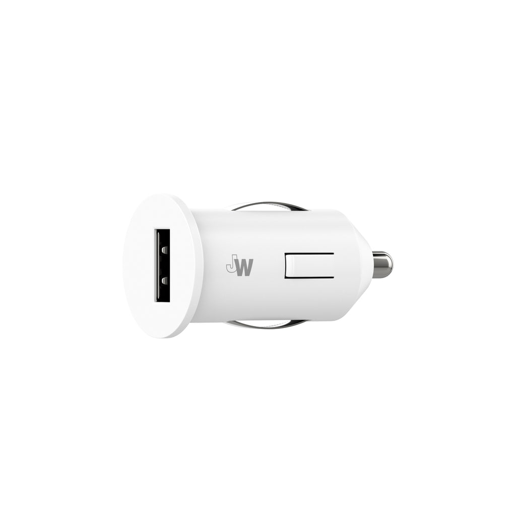 USB-C & USB car charger REEVES-VALLEJO white 24 Watt, white