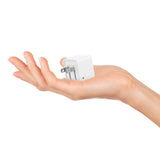 Just Wireless Single USB Wall Charger with 5ft Lightning Cable - 12 Watts / 2.4 Amps of Power - Compatible with all Apple Devices - Folding Prongs for Easy Storage - Ultra Strength Connector Joints - Apple MFI Certified - Includes 5ft Lightning Cable