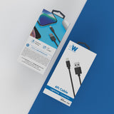 Just Wireless 6ft Apple Lightning Cable - Fast and Efficient Charging - Durable and Reliable Construction - Reinforced Connector - MFi Certified - Seamless Data Syncing - Wide Compatibility with Apple Devices - Tangle-Free Design - Ideal for Home, Office, or Travel - Flexible Device Usage