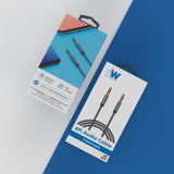 Just Wireless 6ft Aux Cable - Dark Gray - Universal Compatibility with 3.5mm Devices - High-Quality Audio Transmission - Durable and Tangle-Free Design - Connects Smartphones, Tablets, and More - Ideal for Car Stereos and Speakers - Easy Plug-and-Play Operation - Seamless Music Playback - Enhanced Audio Quality and Clarity - Flexible and Versatile Usage