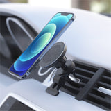 Just Wireless Magnetic MagSafe® Compatible Car Mount - Easy Magnetic Mounting Solution - Compatible with MagSafe® Technology - Convenient Hands-Free Operation - Strong Magnetic Grip for Stability - 360º Rotation for Flexible Positioning - Securely Holds Your Device in Place - Compatible with Most Car Vents - Sleek and Compact Design - Quick and Effortless Installation - Durable and Long-Lasting Construction