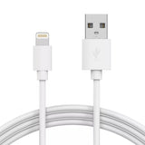 Just Wireless 6ft Lightning to USB-A Cable - Extra-Long Length for Versatile Use - Ultra-Strong Connector Joints - Apple MFi Certified - High-Speed Charging and Data Transfer - Durable and Long-Lasting Design - Universal Compatibility with Lightning Devices - Tangle-Free and Flexible Cable - Convenient Length for Various Uses - Reliable and Secure Connection