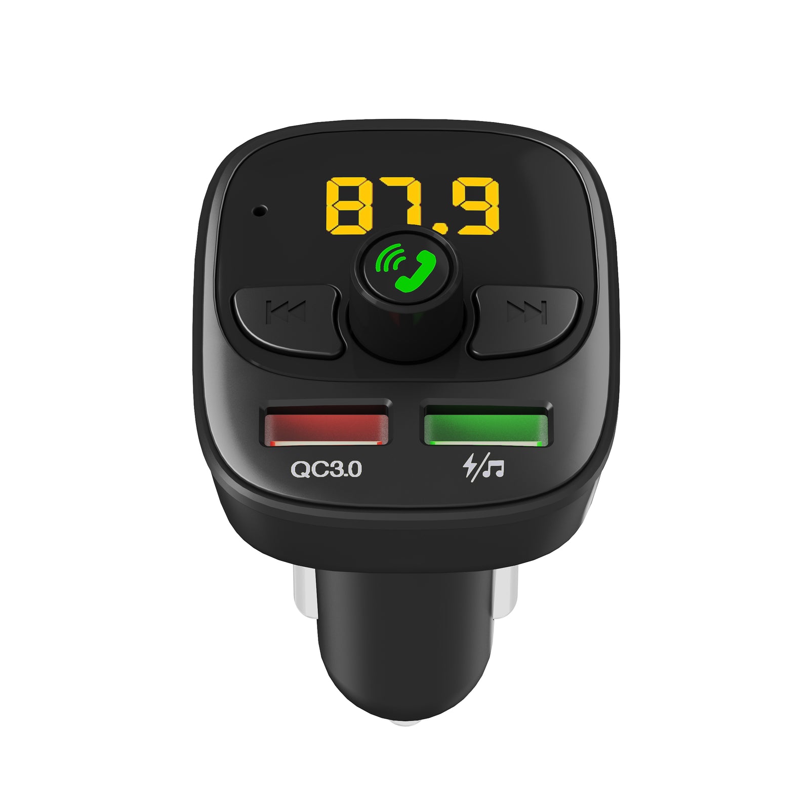Bluetooth FM Transmitter Black Just Wireless