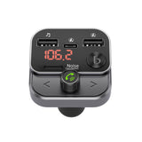 Bluetooth FM Transmitter with USB-C and USB-A Charging Port - Black