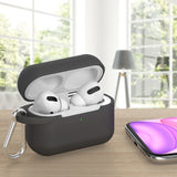 Just Wireless Protective Case for Apple® AirPods® Pro - Max Protection for AirPods® Pro - Wireless Charging Compatible - Made of Super-Strong Silicone - Shockproof - Scratch-Resistant
