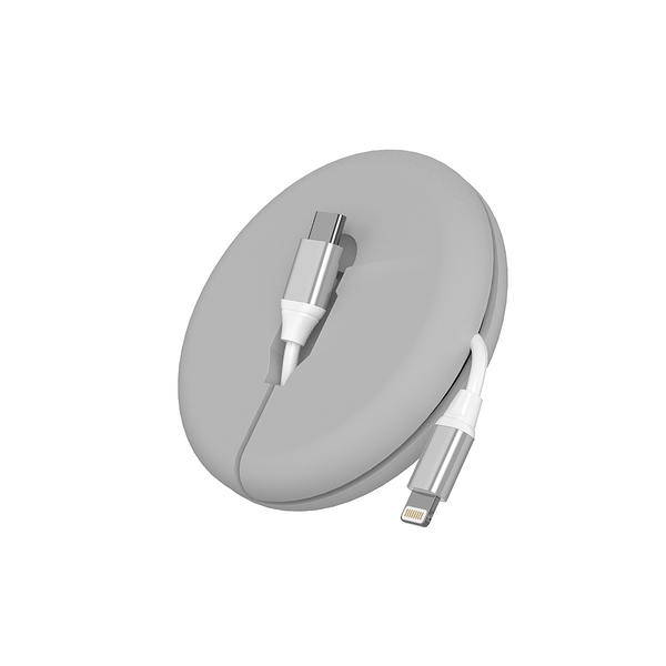 Just Wireless 6ft Lightning® to USB-C Cable with Smart Management - Premium Silicone Smart Management Case - Acts as a Surface Anchor - 6ft Lightning® to USB-C Cable Included - Supports Power Delivery (PD) - Durable Metallic Cable Connectors - Enhanced Strain Relief for Longevity - Efficient and Reliable Charging - Smart Management Technology Integrated - Tangle-Free and Flexible Cable - Sleek and Stylish Design - Compatible with All Lightning® Devices