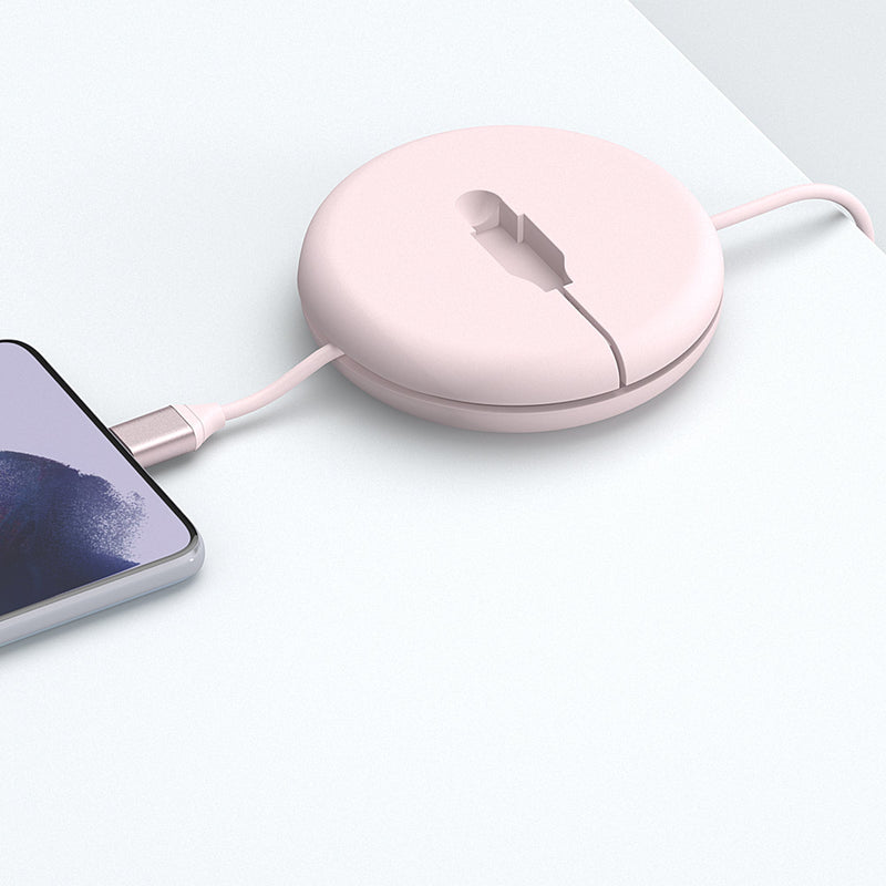 Just Wireless 6ft USB-C to USB-C Cable with Smart Management - Premium Silicone Case for Ease of Use - Acts as a Surface Anchor - 6ft Length for Extended Reach - USB-C to USB-C Cable Included - Metallic Cable Connectors Ensure Durability - Extra Strain Relief on Cable Heads - Smart Management Feature for Tangle-Free Use - Supports Fast Data Transfer and Charging - Compatible with Various USB-C Devices - Reliable and Efficient Connectivity for Seamless Use