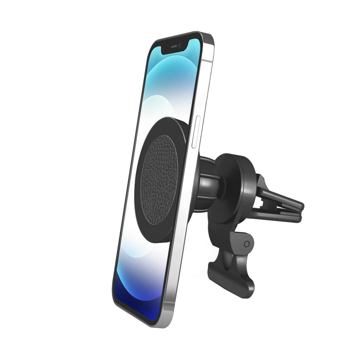 Just Wireless Magnetic MagSafe® Compatible Car Mount - Easy Magnetic Mounting Solution - Compatible with MagSafe® Technology - Convenient Hands-Free Operation - Strong Magnetic Grip for Stability - 360º Rotation for Flexible Positioning - Securely Holds Your Device in Place - Compatible with Most Car Vents - Sleek and Compact Design - Quick and Effortless Installation - Durable and Long-Lasting Construction