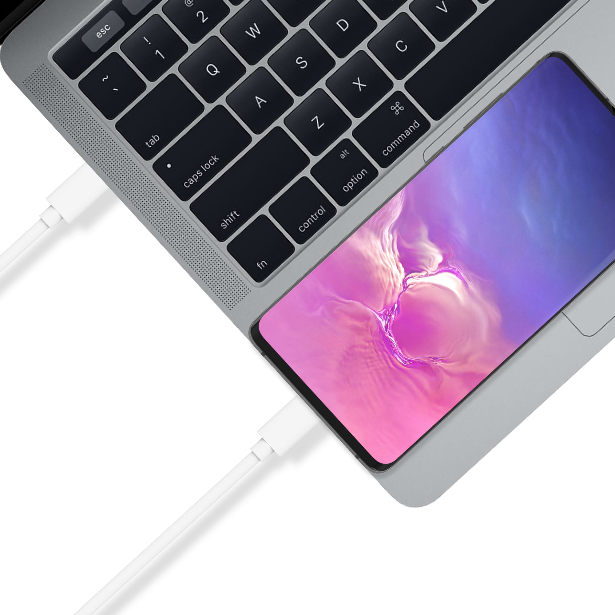 Just Wireless 8ft USB-C to USB-C PVC Cable - 8ft Length for Extended Reach - USB-C to USB-C Cable for Direct Connection - Super-Fast Data Transfer Speed - Power Delivery Support for High-Speed Charging - Ultra-Strength Connector Joints for Durability - Reliable and Stable Connectivity - Compatible with USB-C Devices - Flexible and Tangle-Free PVC Material - Easy and Convenient to Use - Designed for Efficient Performance