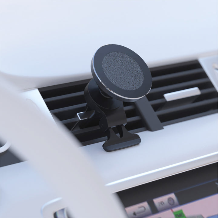 Just Wireless Magnetic MagSafe® Compatible Car Mount - Easy Magnetic Mounting Solution - Compatible with MagSafe® Technology - Convenient Hands-Free Operation - Strong Magnetic Grip for Stability - 360º Rotation for Flexible Positioning - Securely Holds Your Device in Place - Compatible with Most Car Vents - Sleek and Compact Design - Quick and Effortless Installation - Durable and Long-Lasting Construction