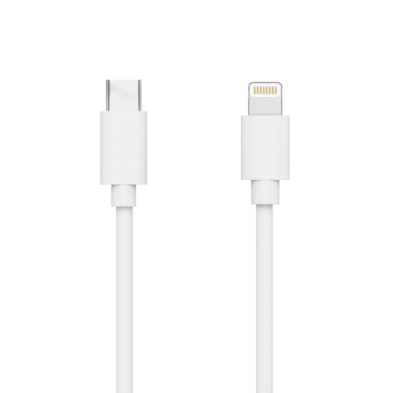 1 m (3 ft.) USB to Lightning Cable - iPhone / iPad / iPod Charger Cable -  High Speed Charging Lightning to USB Cable - Apple MFi Certified - White