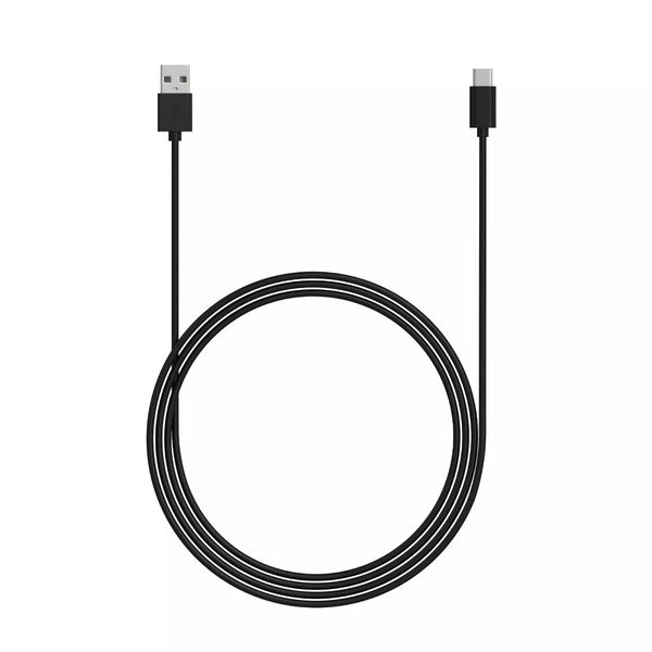 Just Wireless 10ft Type-C to USB-A Cable - Black. 10ft long Type-C to USB-A cable. Supports high-speed charging up to 5V/3.0A charging speed. 480Mbps super-fast data transfer speed. Features ultra-strength connector joints. Compatible with USB-C port devices.