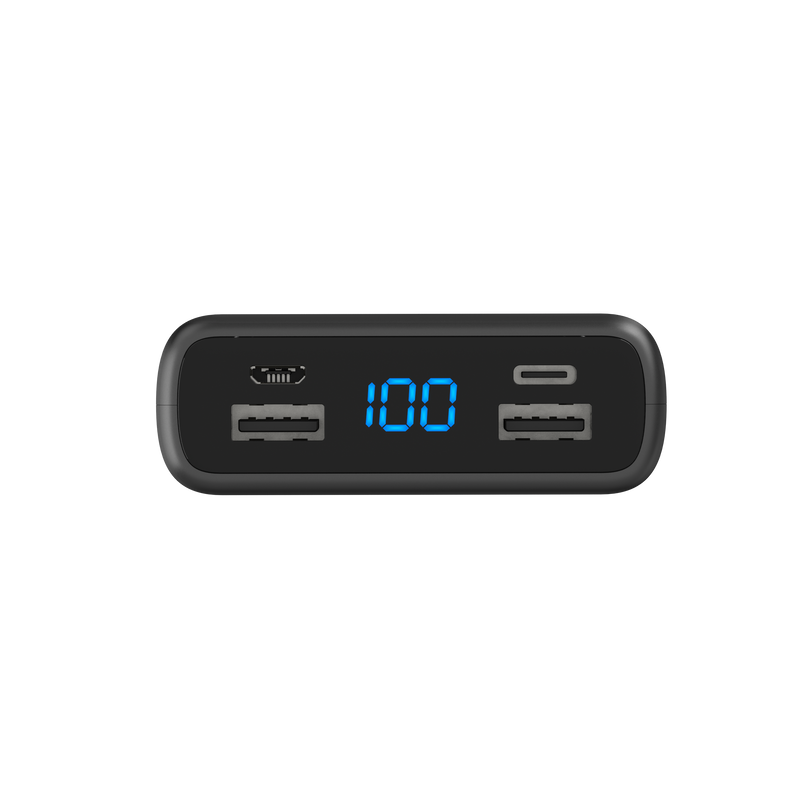 20,000 mAh 3-Port USB Power Bank